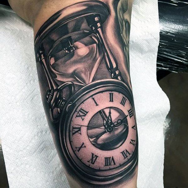 sand clock tattoo meaning