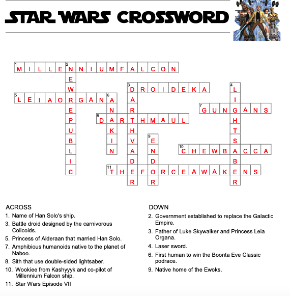 star wars workers crossword