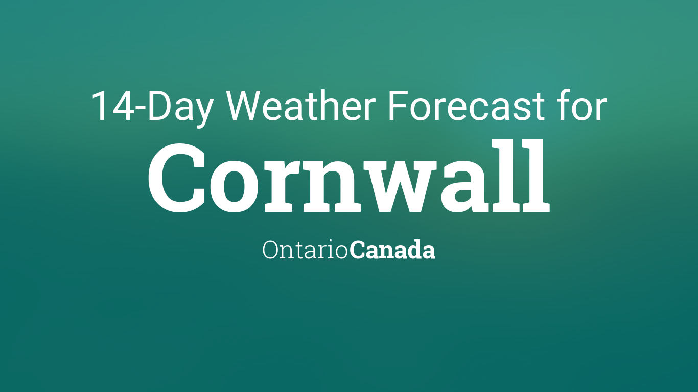 weather in cornwall ontario canada