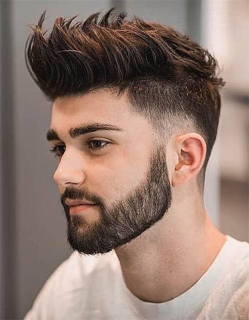 mens shaving cut style