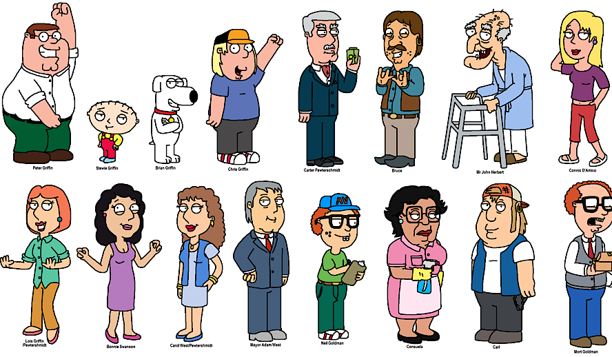 characters of family guy