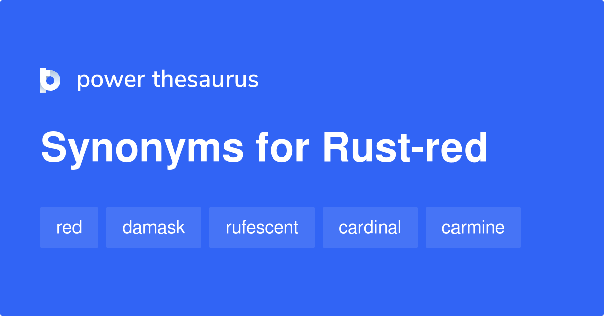 rust thesaurus