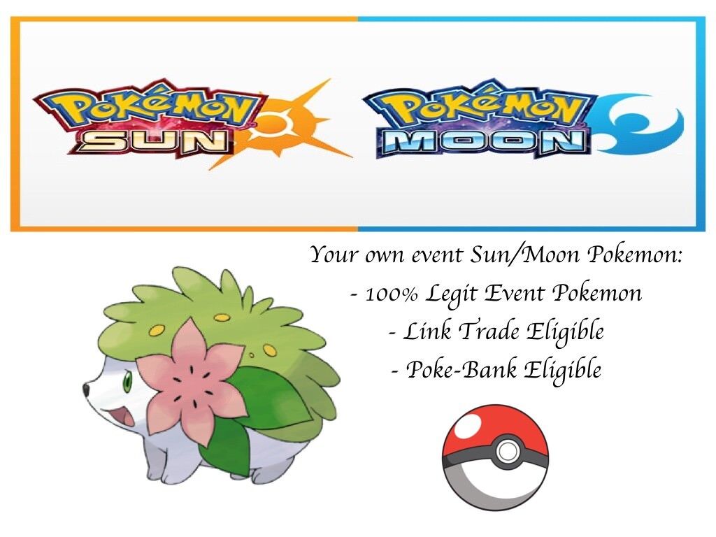 pokemon sun and moon event pokemon