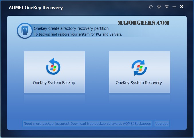 onekey recovery