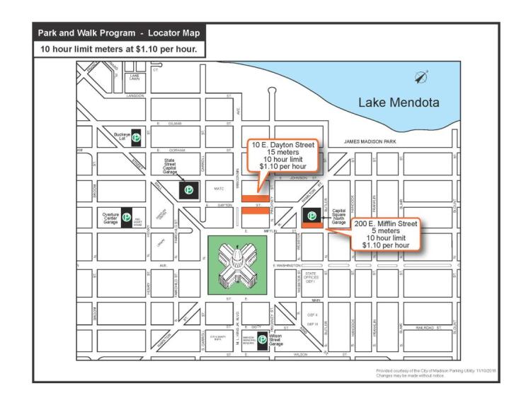 madison wi park and ride locations