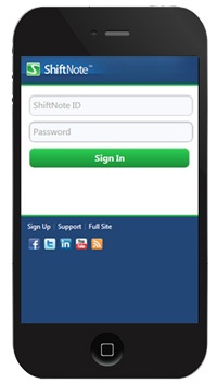 shiftnote login
