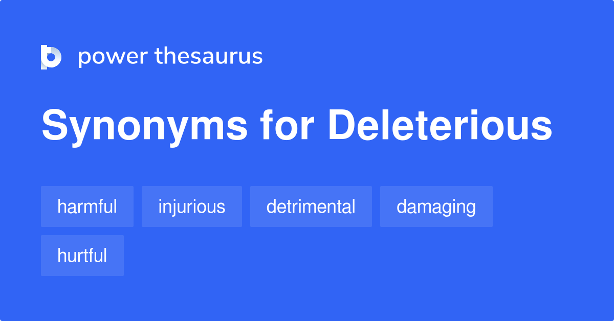 deleterious synonym