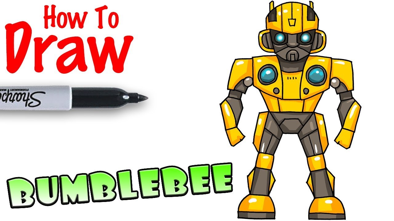 draw bumblebee easy