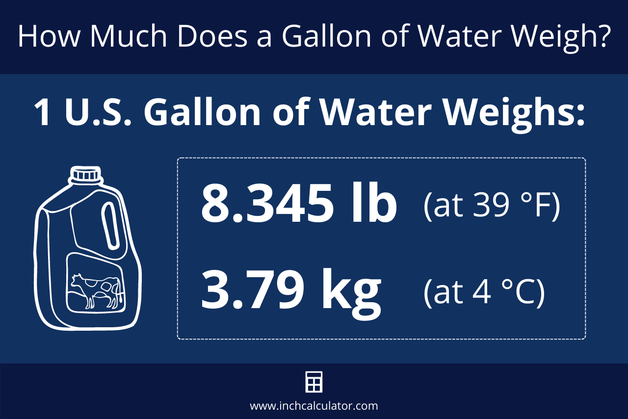 gallon of water weighs