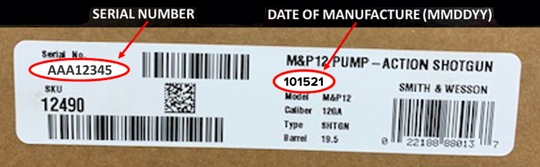 smith & wesson date of manufacture