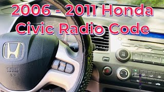 enter code honda civic 2008