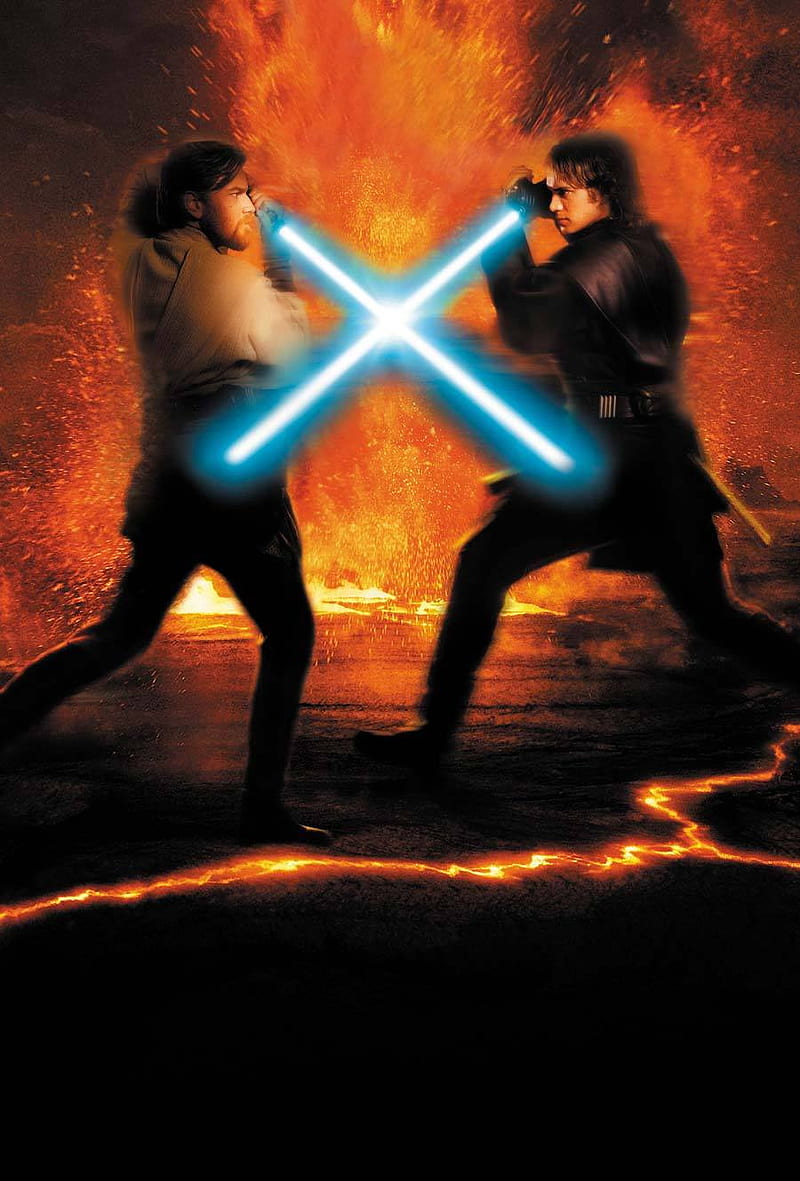 obi wan vs anakin wallpaper