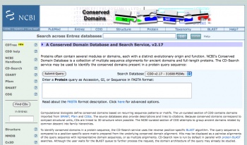 conserved domain database