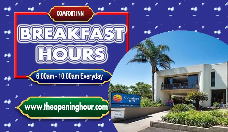 what time is breakfast at comfort inn