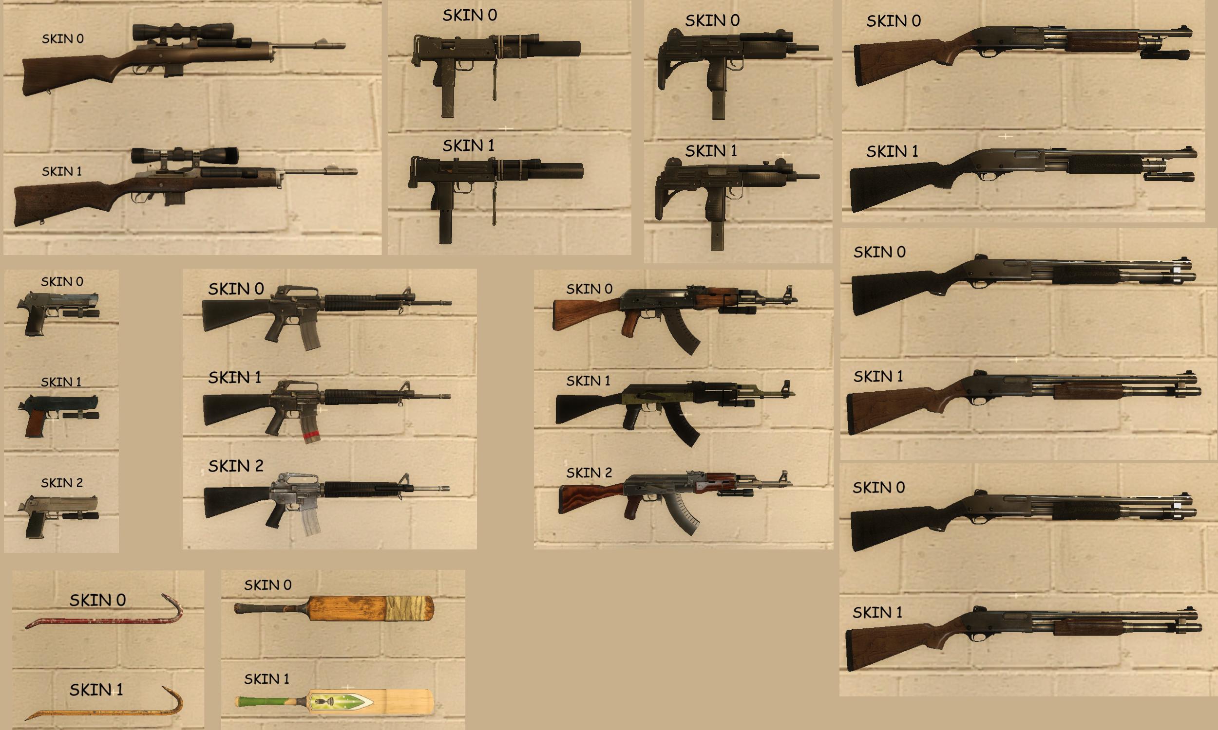 l4d weapons