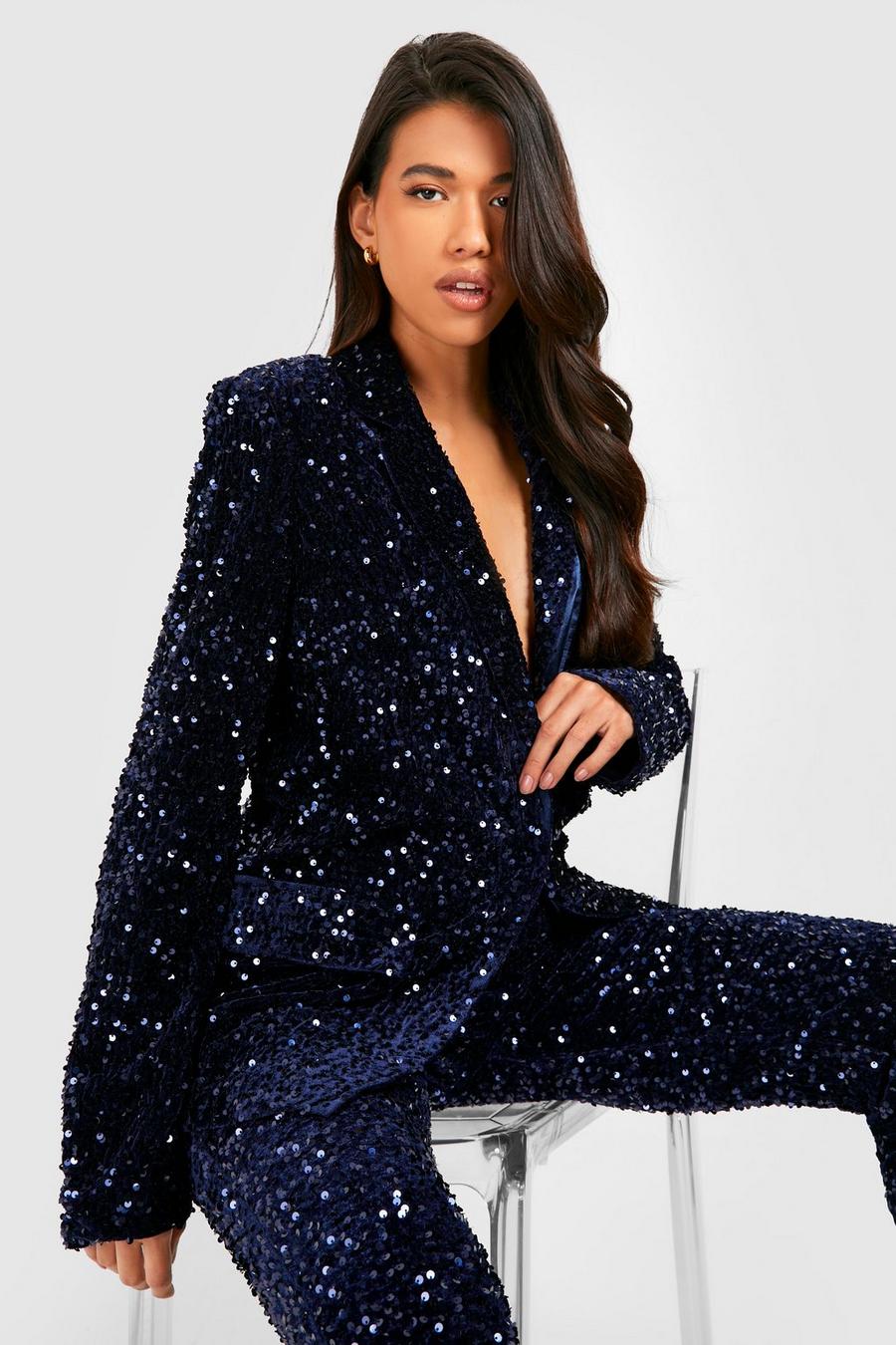 sparkly blazer womens