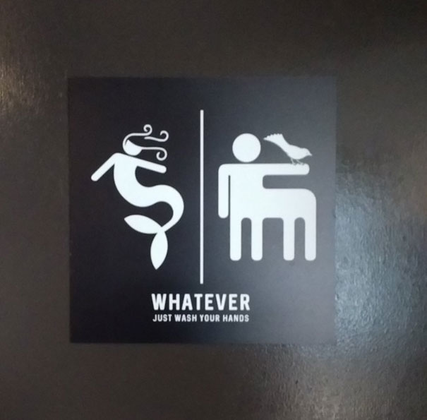 funny toilet signs