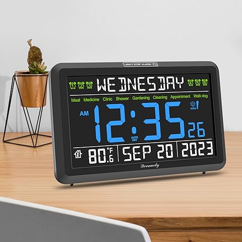 digital shelf clock