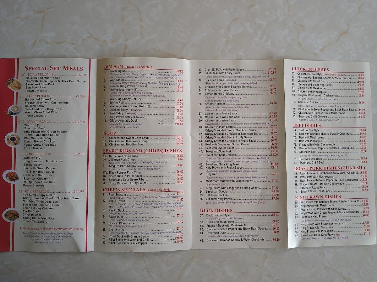 ruby cantonese restaurant menu