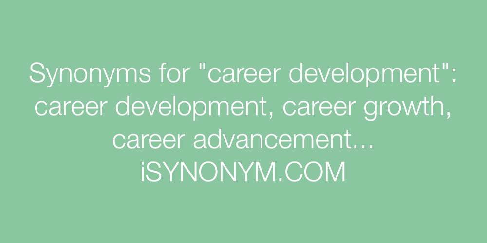 synonym for career