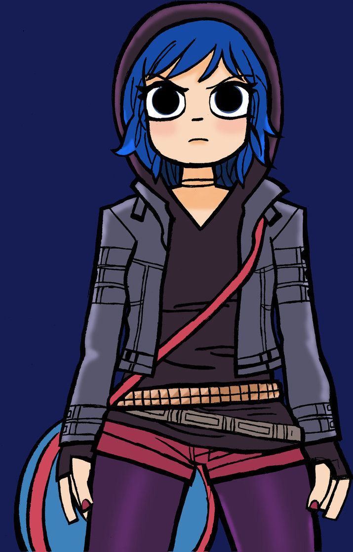 ramona flowers blue hair