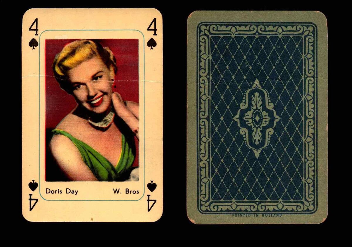 movie star playing cards