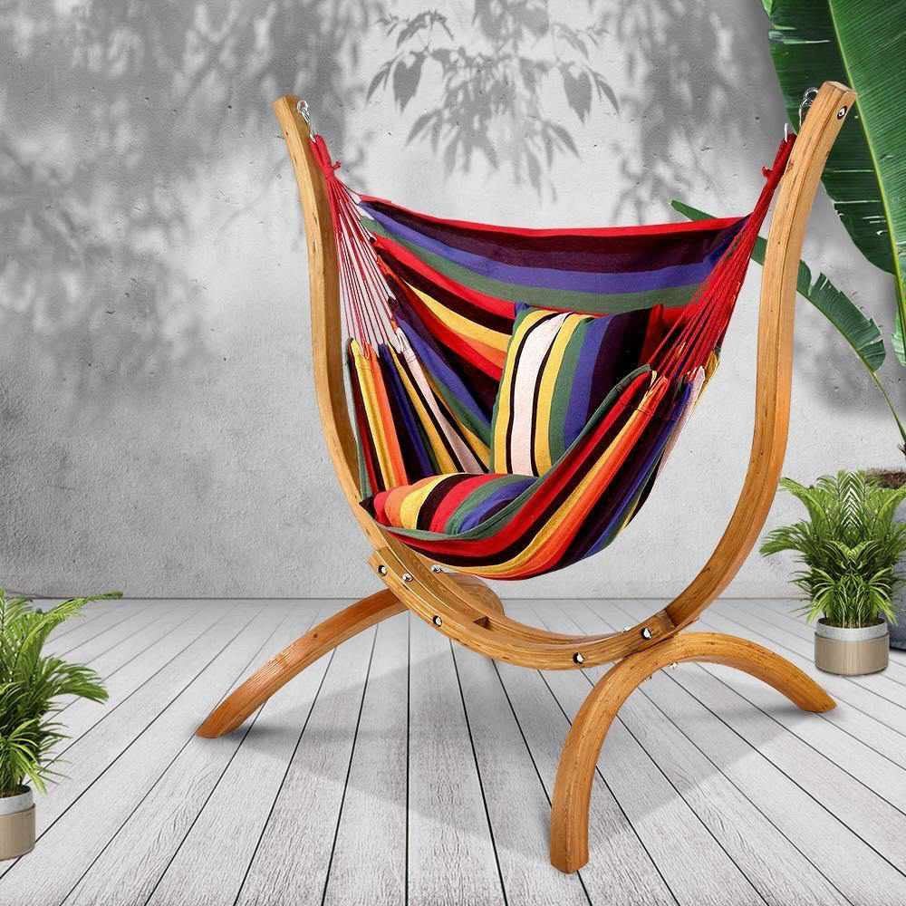 hanging chair and stand