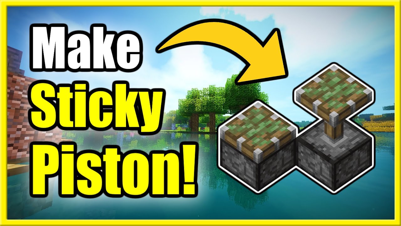 minecraft piston recipe