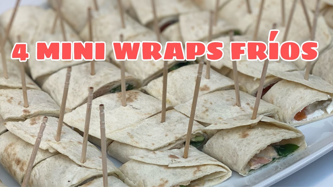 mini wraps fríos