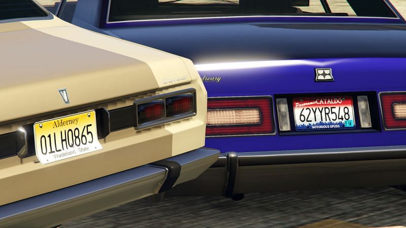 gta online license plates