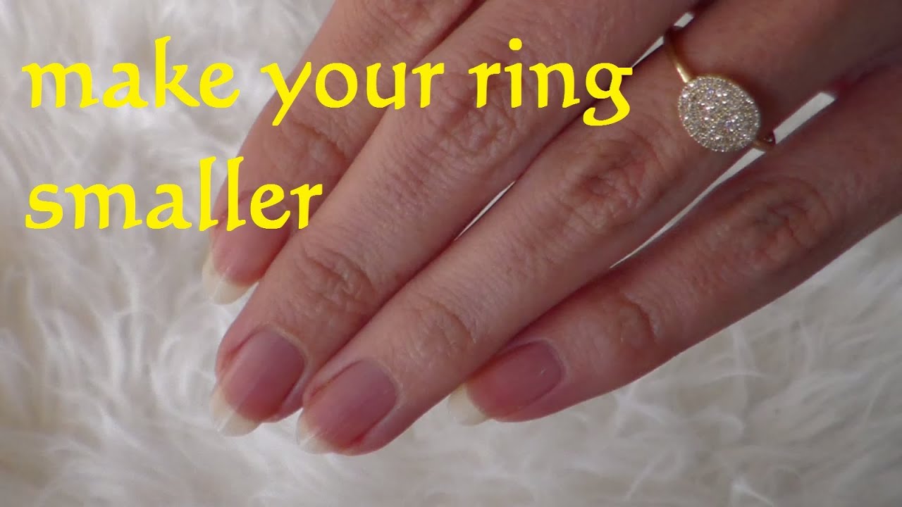 how to make a ring smaller