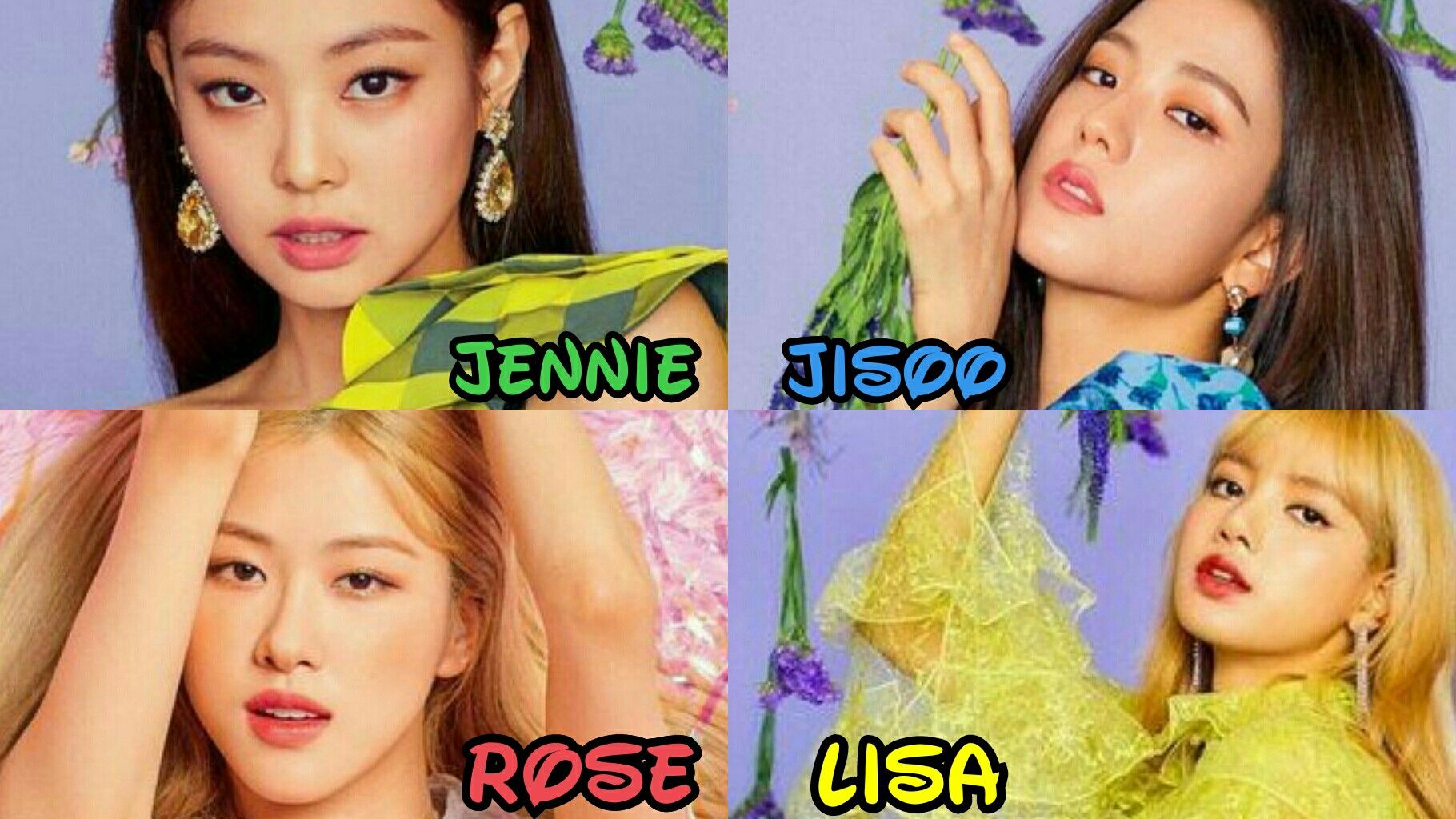 blackpink gerçek isimleri