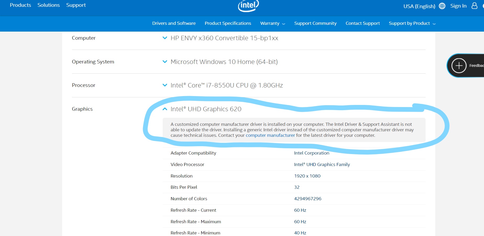 intel graphics 620 driver windows 10 64 bit