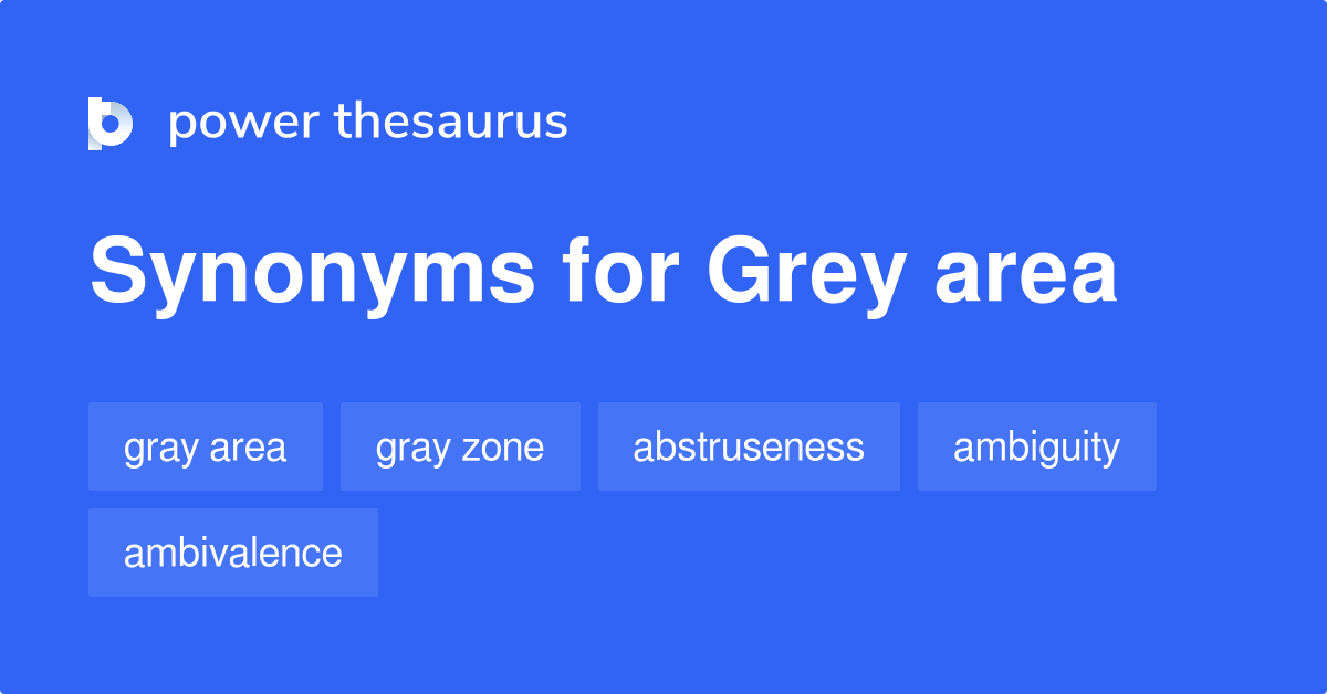 grey area thesaurus