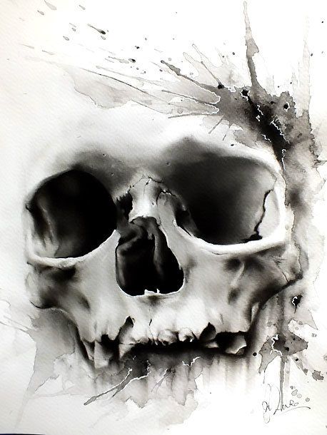 skull tattoo artwork