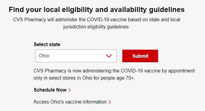 cvs schedule vaccine