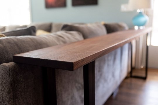 long narrow sofa table