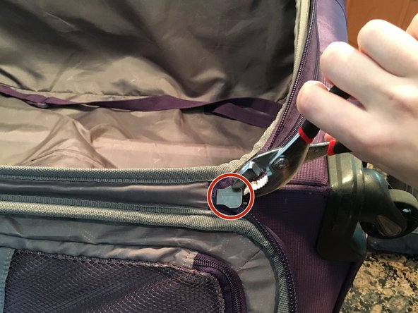 how to fix the zipper on a suitcase