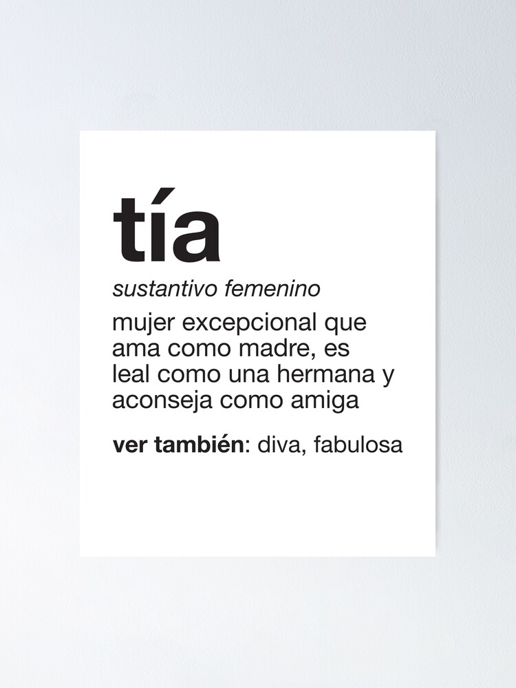 tia spanish to english