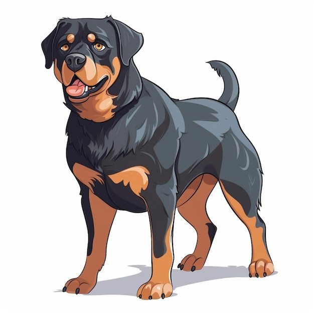 dibujos de rottweiler