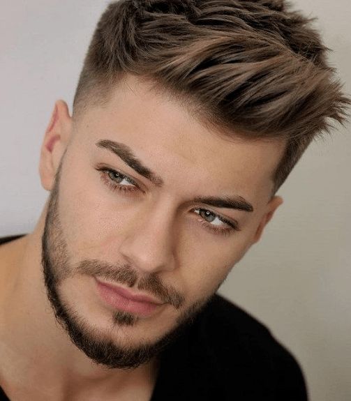 corte pelo corto hombre