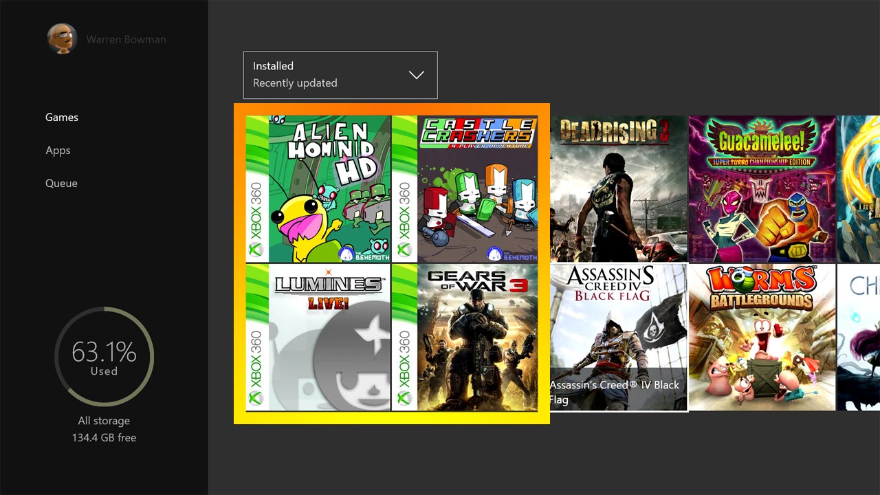 can xbox 360 games be played on xbox one console