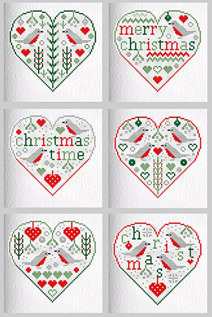 christmas card cross stitch kits