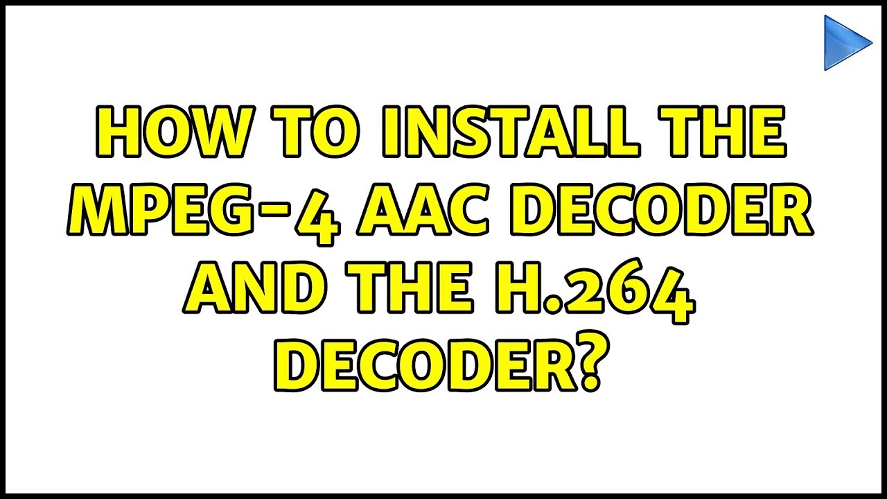 mpeg 4 aac decoder para ubuntu