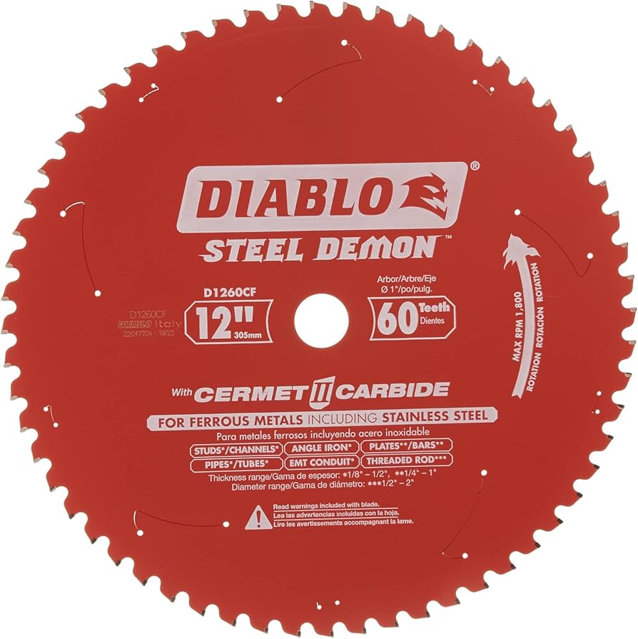 12 diablo saw blade