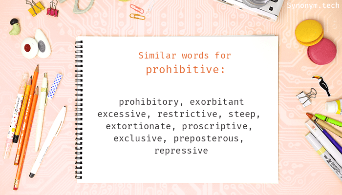 prohibitive synonym