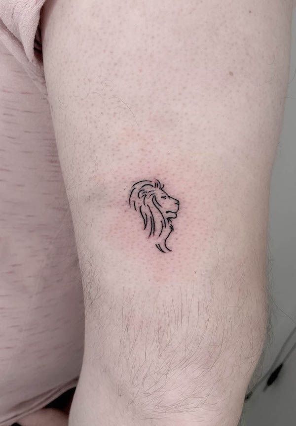 little lion tattoo