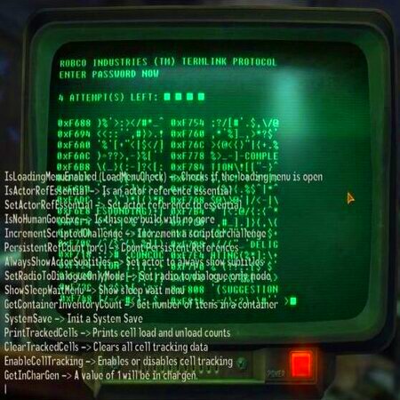 fallout nv commands