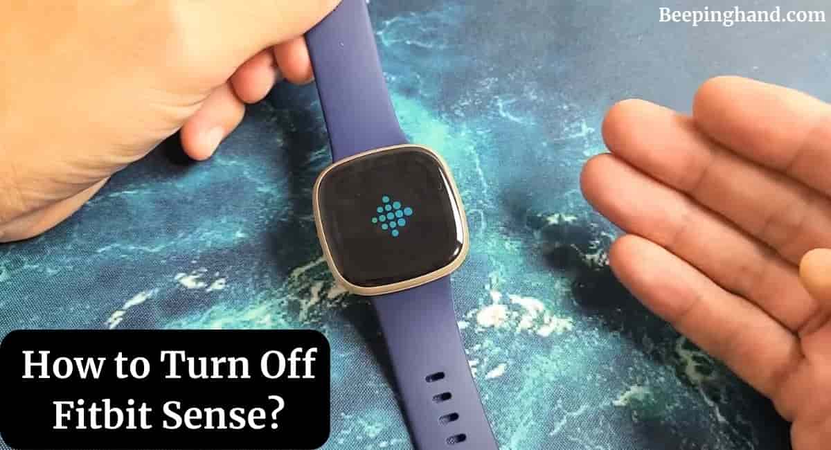 how to turn off a fitbit sense