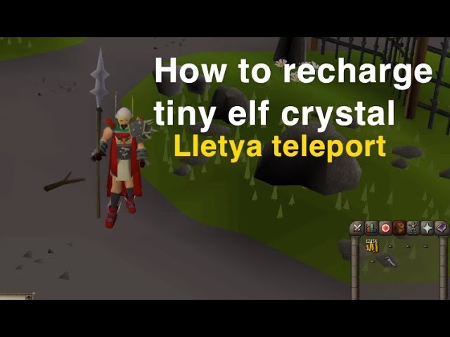 how to charge teleport crystal osrs